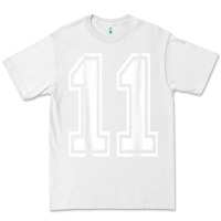 White number 11 shirt sports player number back of shirt Premium Tee - ArtChic