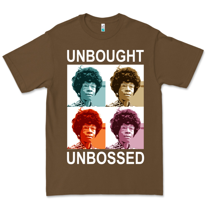 Unbought Unbossed Shirley Chisholm Retro Vintage Gift Long Sleeve T Sh Premium Tee by ArtChic | Teevron