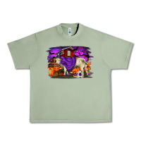 Oil Green Charolais Bull Halloween Urban Heavy Tee - RanaPortraitStore
