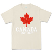 Bone vintage canada est.1867 maple leaf canadian flag r Premium Tee - ArtChic