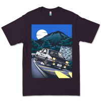 Plum initial d poster hipster Premium Tee - ArtChic
