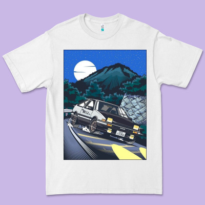 Initial D Poster Hipster Premium Tee Designed By Artchic