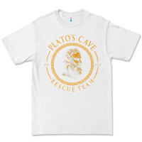 White platos cave rescue team ancient greek philosophy p Premium Tee - ArtChic