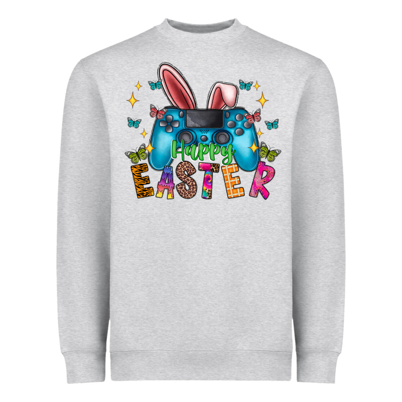 Happy Easter Gamer Heavyweight Sweatshirt by CowhideDigitalArt | Teevron