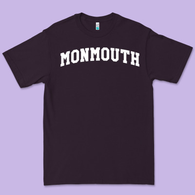 Monmouth Arch Retro University Style Premium Tee Designed By Artchic