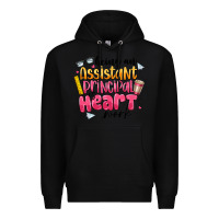 Black Being an Assistant Principal is Heart Work Premium Hoodie - CowhideDigitalArt