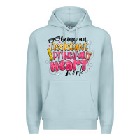 Blue Mist Being an Assistant Principal is Heart Work Premium Hoodie - CowhideDigitalArt