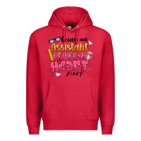 Cardinal Being an Assistant Principal is Heart Work Premium Hoodie - CowhideDigitalArt