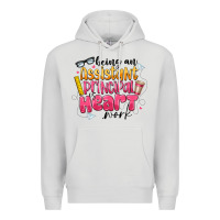 Dove Grey Being an Assistant Principal is Heart Work Premium Hoodie - CowhideDigitalArt