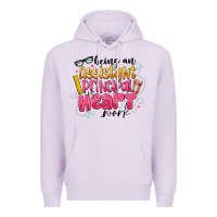 Lilac Being an Assistant Principal is Heart Work Premium Hoodie - CowhideDigitalArt