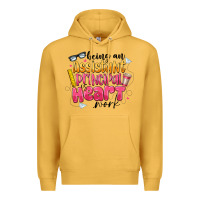 Mustard Being an Assistant Principal is Heart Work Premium Hoodie - CowhideDigitalArt