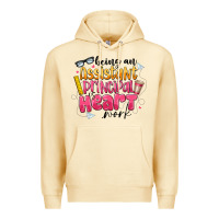 Pina Colada Being an Assistant Principal is Heart Work Premium Hoodie - CowhideDigitalArt