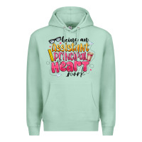 Seafoam Being an Assistant Principal is Heart Work Premium Hoodie - CowhideDigitalArt