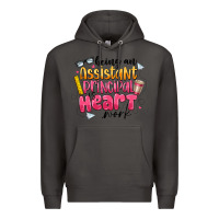 Smoke Being an Assistant Principal is Heart Work Premium Hoodie - CowhideDigitalArt