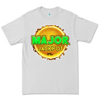 Dove Grey MAJOR JACKPOT Design - Pokie Designs Premium Tee - ArtChic