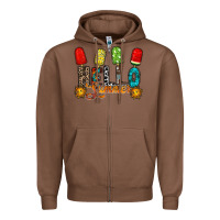 Chestnut hello summer Zipper Hoodie - RacoonDesign