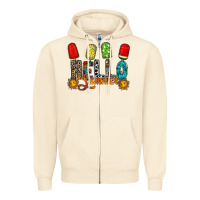 Sandshell hello summer Zipper Hoodie - RacoonDesign