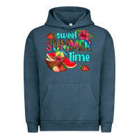 Pigment Midnight Navy sweet summer time Urban Hoodie - AdoDesignShop