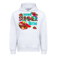White sweet summer time Urban Hoodie - AdoDesignShop