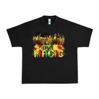 Black made with melanin and magic Urban Heavy Tee - CowGirlArtShop