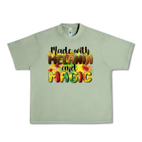 Oil Green made with melanin and magic Urban Heavy Tee - CowGirlArtShop