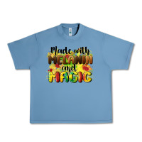 Pebble Blue made with melanin and magic Urban Heavy Tee - CowGirlArtShop