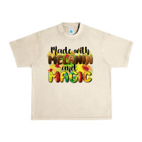 Made With Melanin And Magic Urban Heavy Tee | Teevron