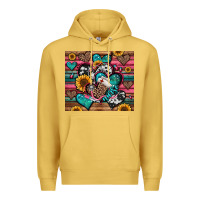 Antique Gold nurse hearts Premium Hoodie - Jasminsmagicworld