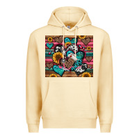 Pina Colada nurse hearts Premium Hoodie - Jasminsmagicworld