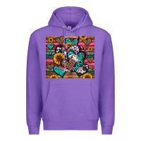 Purple nurse hearts Premium Hoodie - Jasminsmagicworld