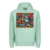 Seafoam nurse hearts Premium Hoodie - Jasminsmagicworld