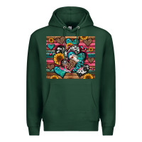 Sports Green nurse hearts Premium Hoodie - Jasminsmagicworld
