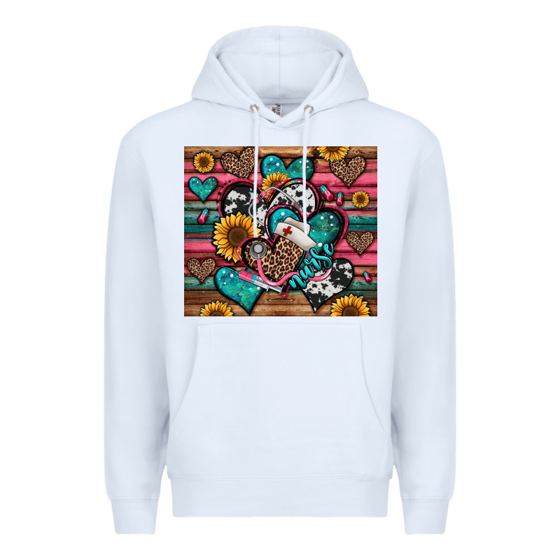 Nurse Hearts Premium Hoodie by Jasminsmagicworld | Teevron