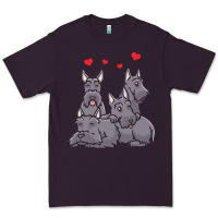 Plum Scottish Terrier Lover Scottish Terrier Dog Aberdeen Terrier Premium Tee - trangStudio