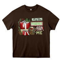 Chocolate Brown It's The Present For Me Heavy Core Tee - SublimationCraftShop
