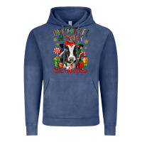 Vintage Denim have yourself a little christmas cow Vintage Hoodie - CowGirlArtShop