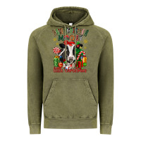 Vintage Olive have yourself a little christmas cow Vintage Hoodie - CowGirlArtShop