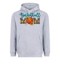 Heather Grey western leopard camouflage sunflowers glitter mom basketball Heavyweight Hoodie - Artiststas
