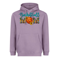 Lavender western leopard camouflage sunflowers glitter mom basketball Heavyweight Hoodie - Artiststas