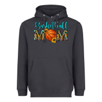 Smoke western leopard camouflage sunflowers glitter mom basketball Heavyweight Hoodie - Artiststas