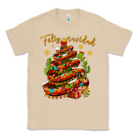 Mushroom Christmas Feliz Navidad Classic Tee - NancyCooperArtShop