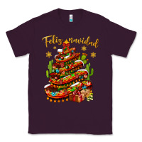Plum Christmas Feliz Navidad Classic Tee - NancyCooperArtShop