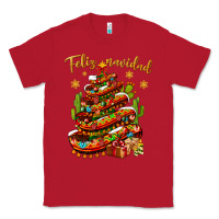 Red Christmas Feliz Navidad Classic Tee - NancyCooperArtShop