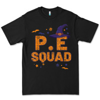 Black pe squad witch halloween pe teacher matching Premium Tee - trangStudio