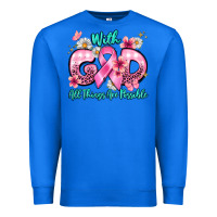 True Royal with god all things are possible Premium Sweatshirt - BarkalooDesign