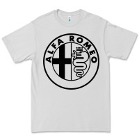 Dove Grey alfa racing big Premium Tee - PixelFlow