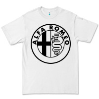 White alfa racing big Premium Tee - PixelFlow