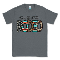 Charcoal Heather take me to the rodeo Classic Tee - CowhideDigitalArt