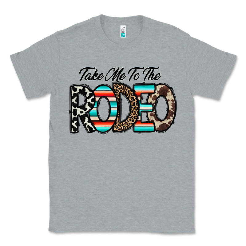 Take Me To The Rodeo Classic Tee by CowhideDigitalArt | Teevron