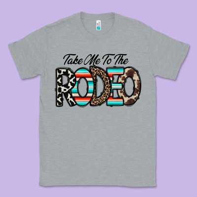 Take Me To The Rodeo Classic Tee Designed By Cowhidedigitalart